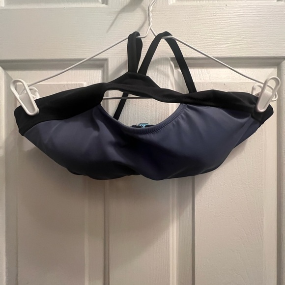 Adore Me Black and Blue Bikini Swim - Picture 1 of 3